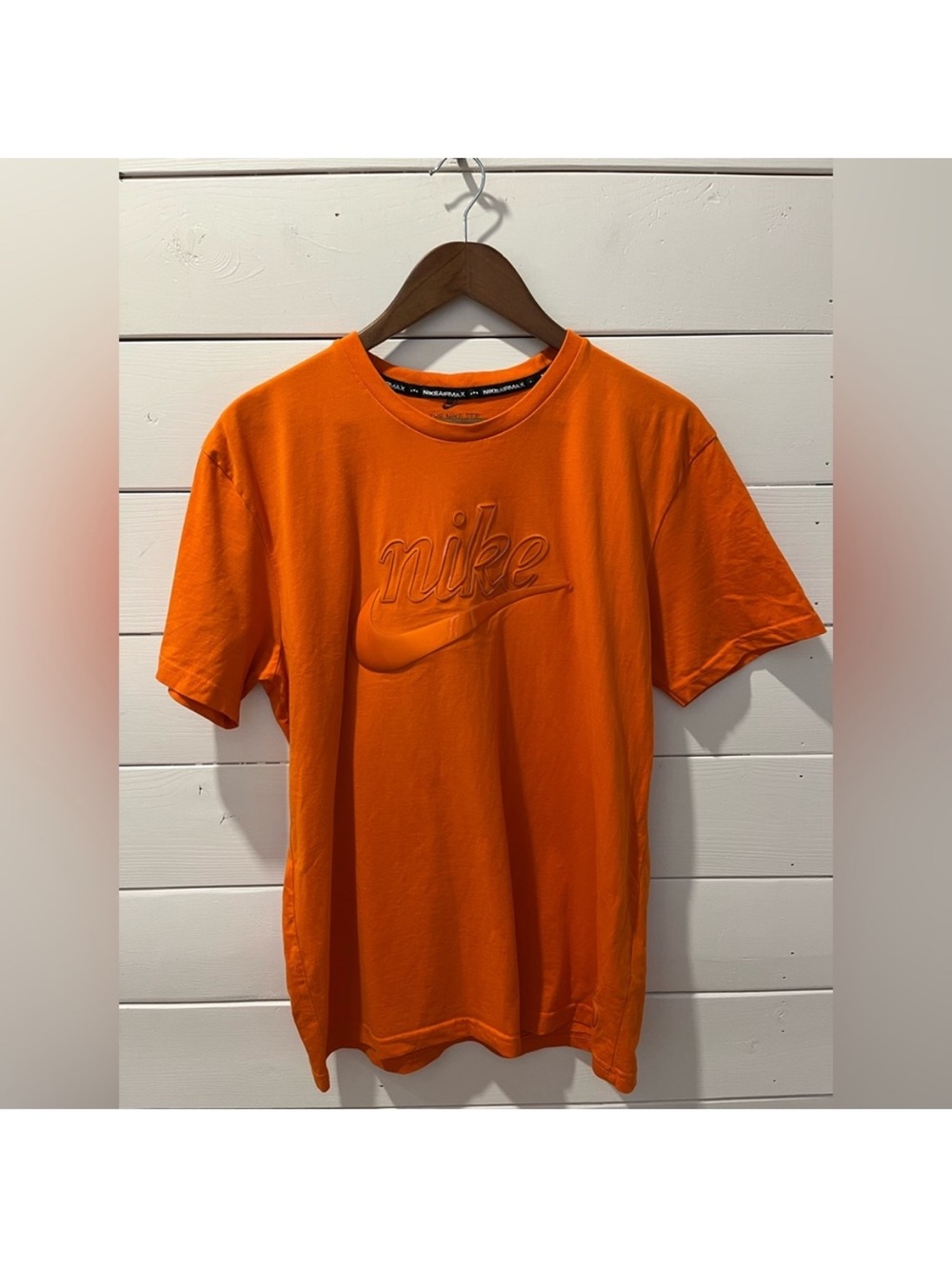 Nike orange Embossed Logo T‑Shirt XXL ladies